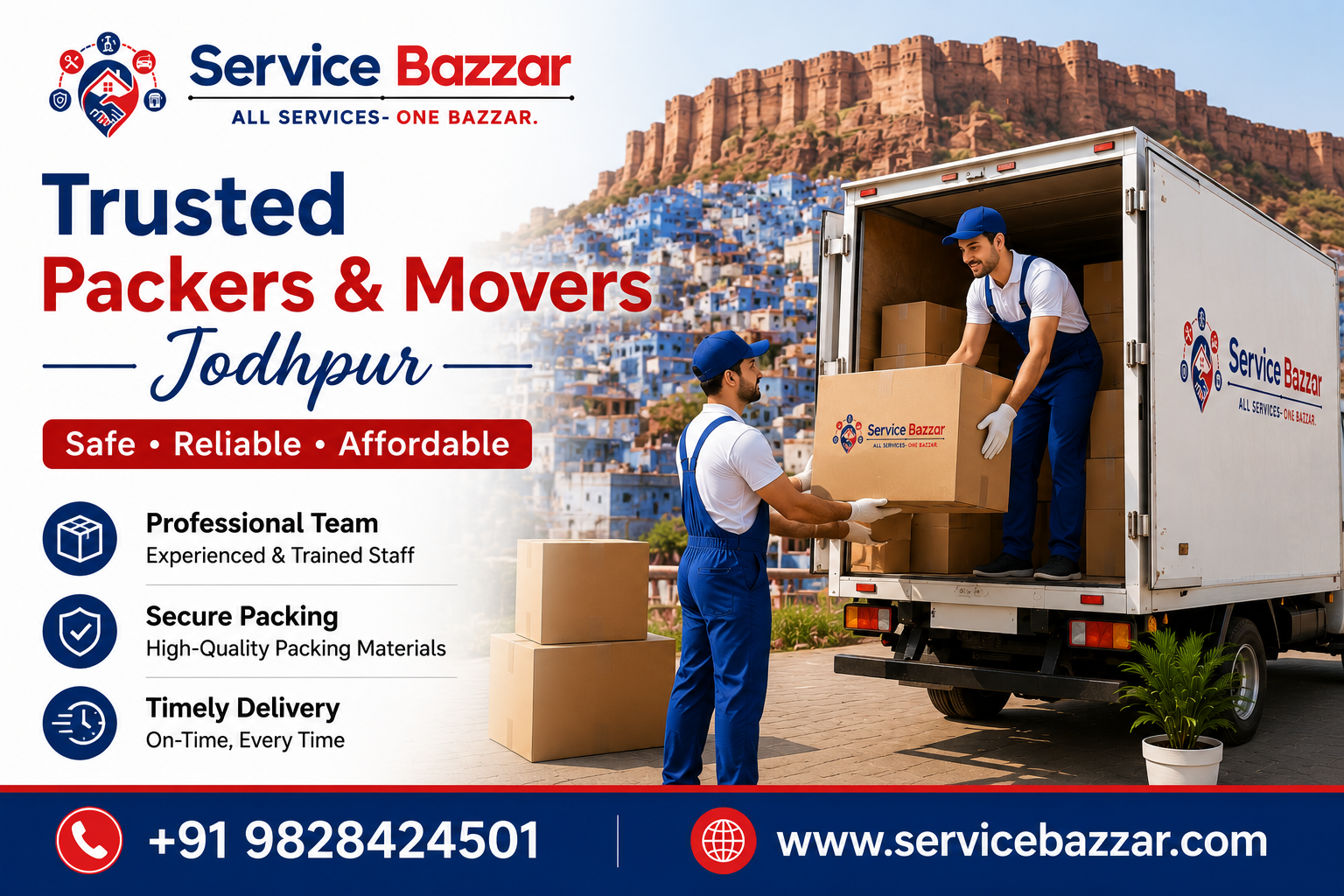 Home Shifting Services Jodhpur: Trusted Packers and Movers for Stress-Free Moving