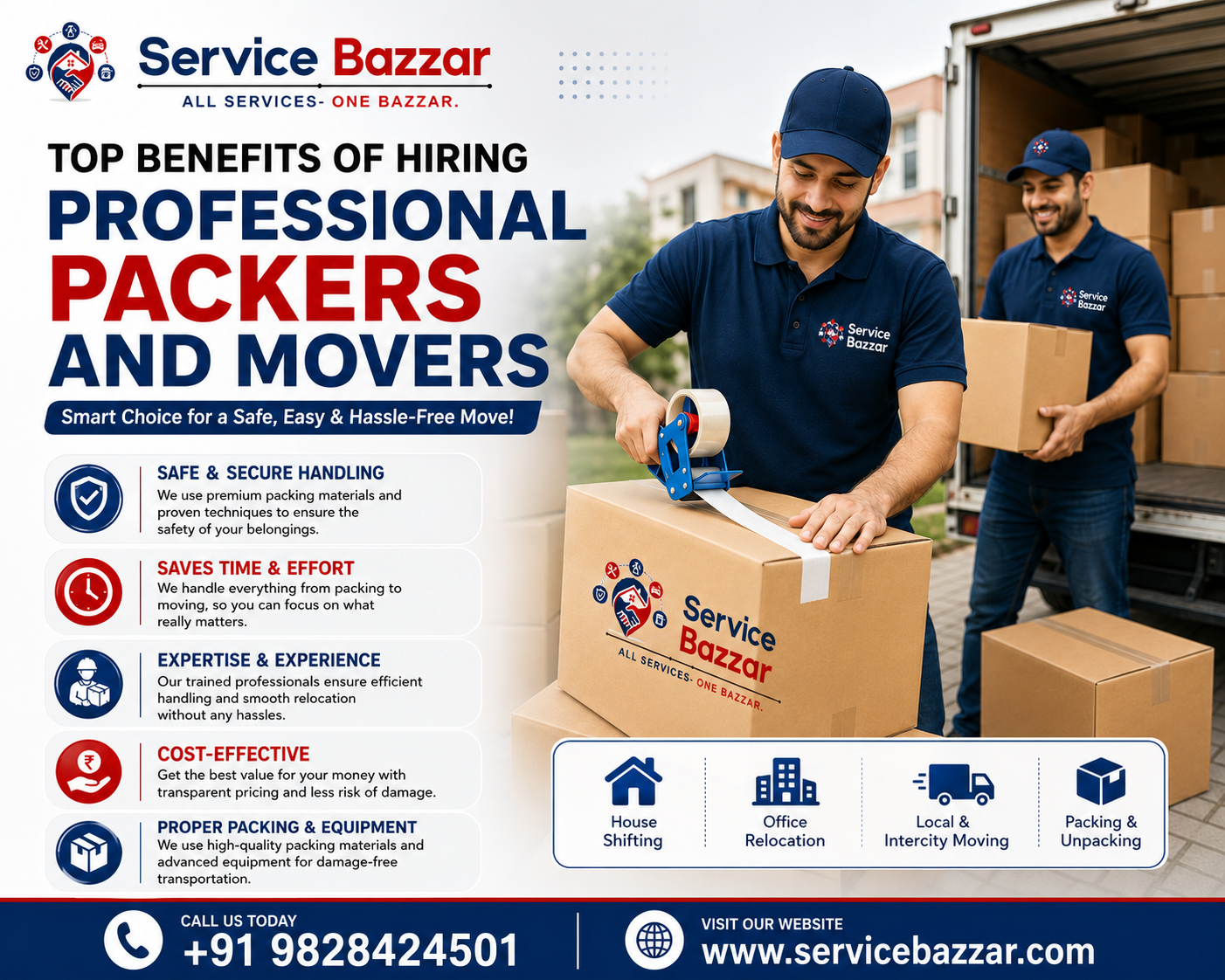 Top Benefits of Hiring Professional Packers and Movers