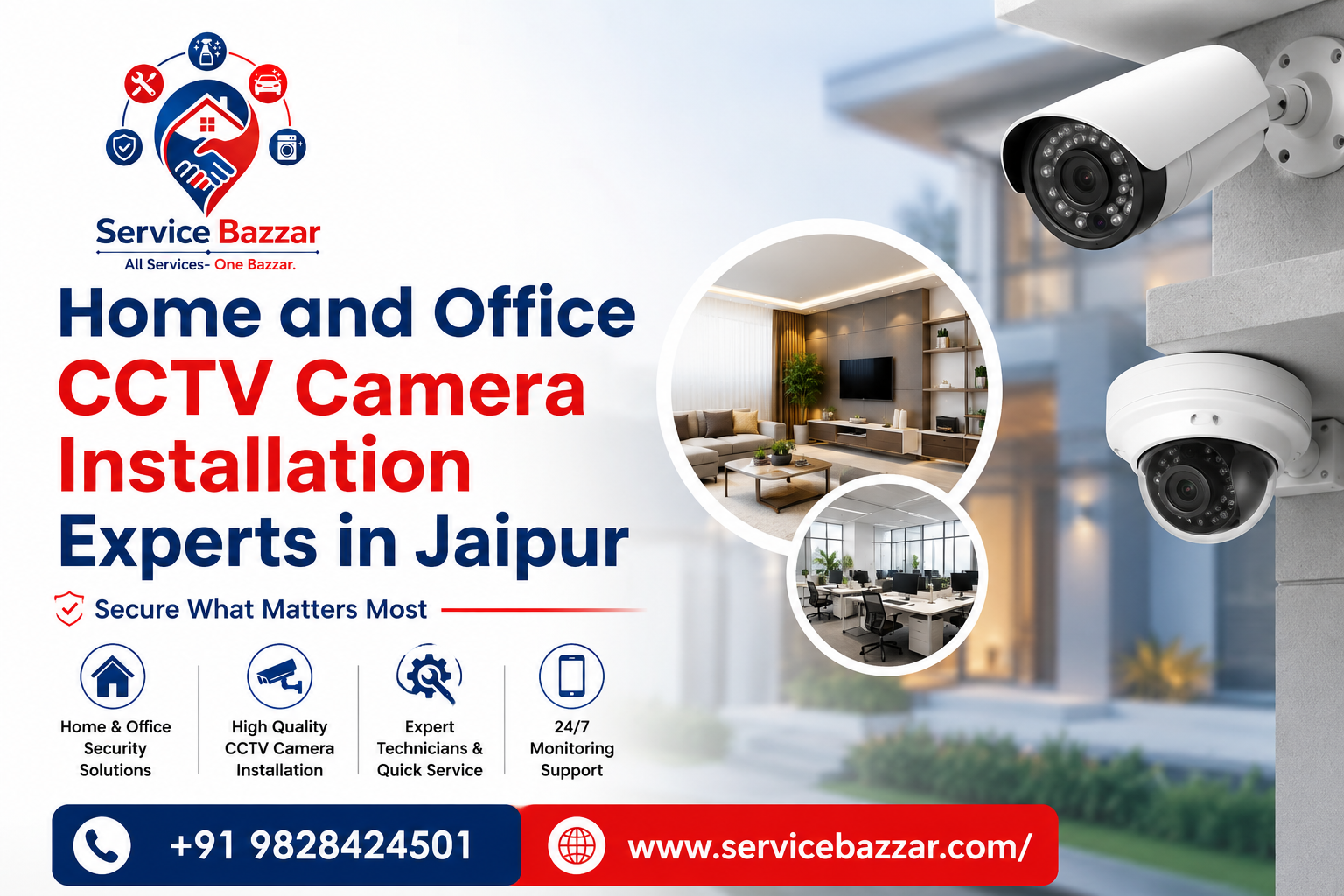 Home and Office CCTV Camera Installation Experts in Jaipur